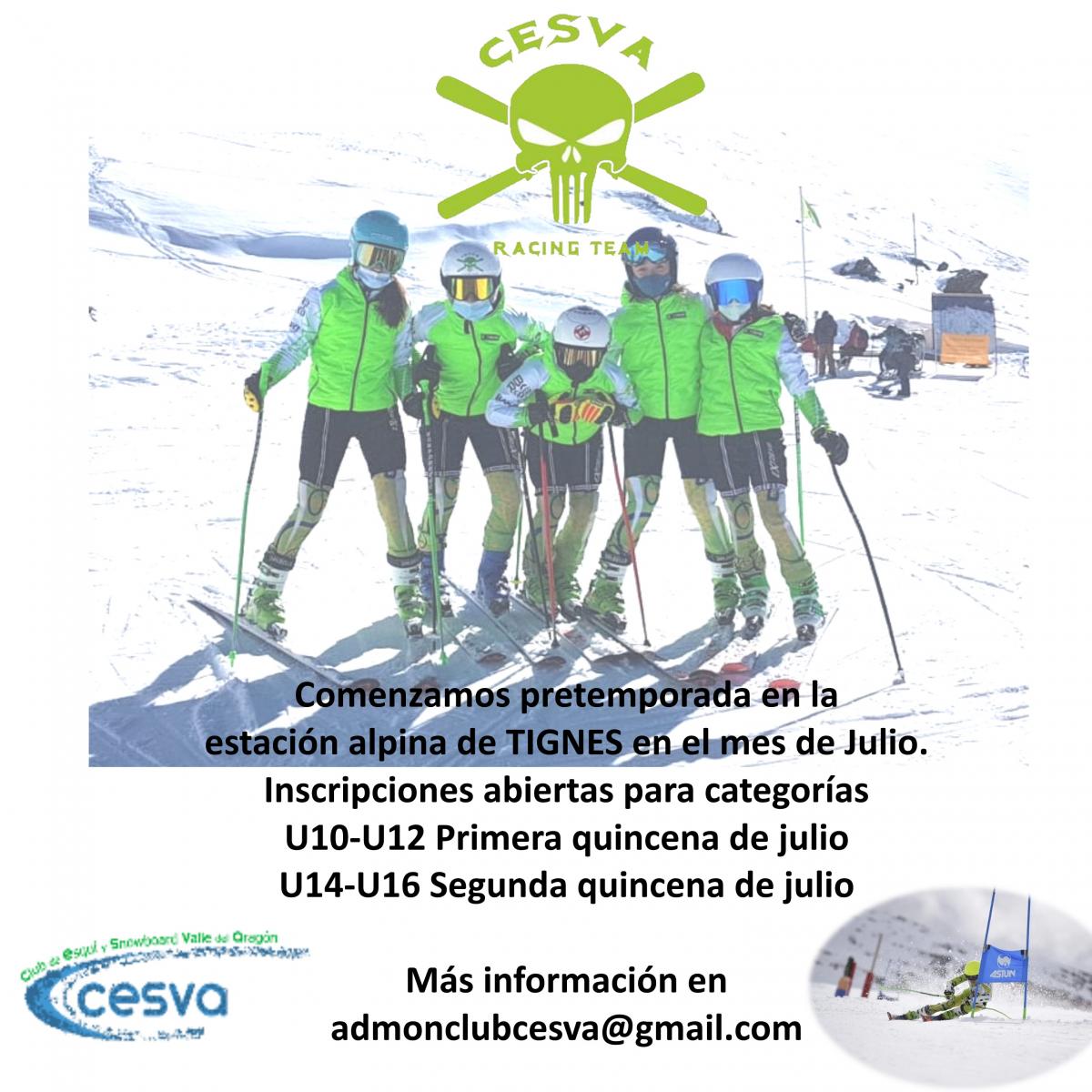 Pretemporada Tignes